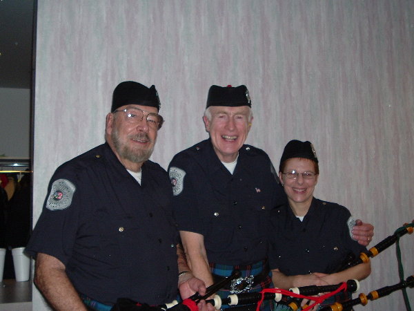 P/M Fred Lewis, Terry Carroll, Barb Coppock